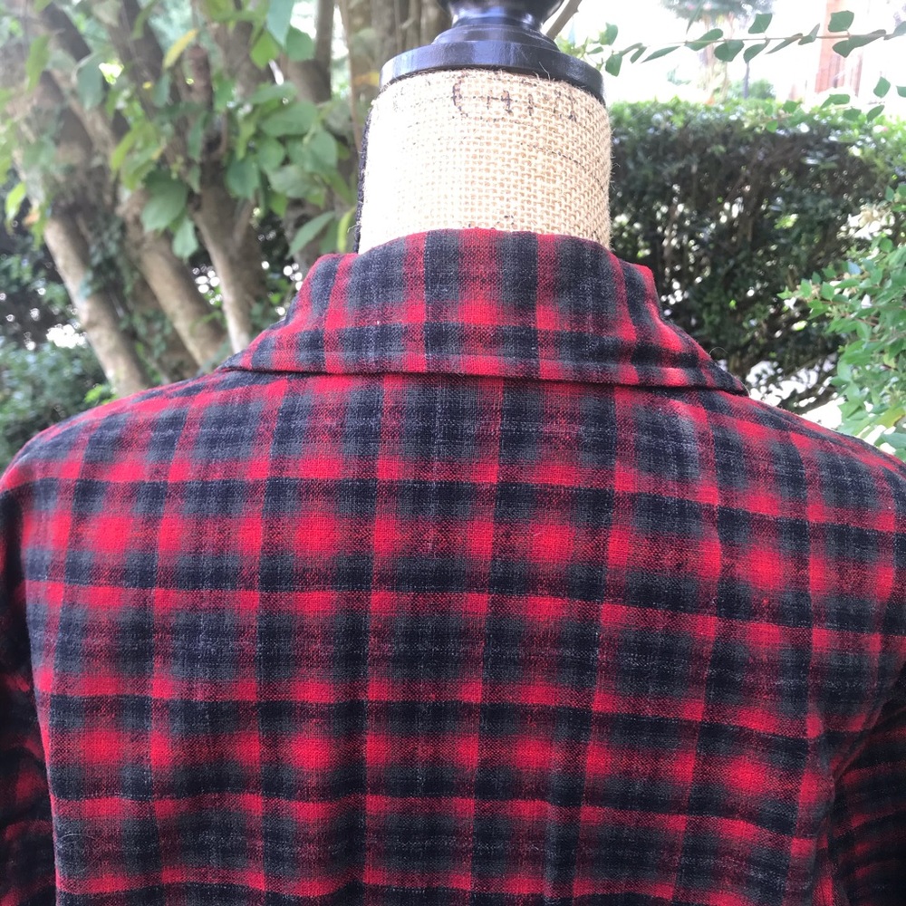 Plaid Pendleton Wool Jacket Size M - image 7